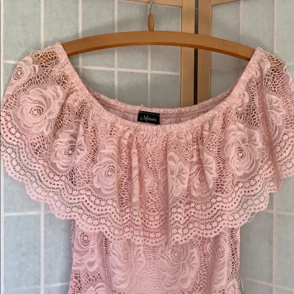 Pale Pink Midi Comfortable Dress - Picture 2 of 9